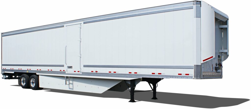 large white trailer