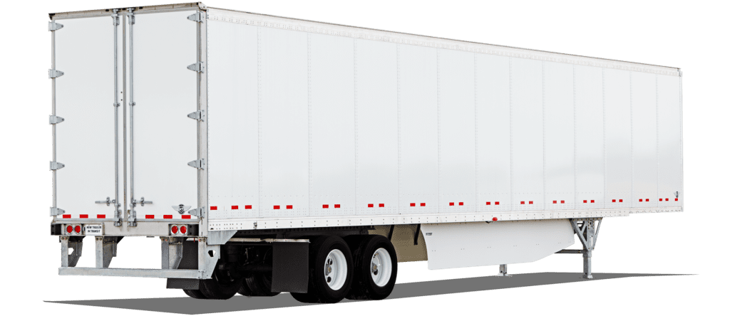 outside of dry freight composite trailer
