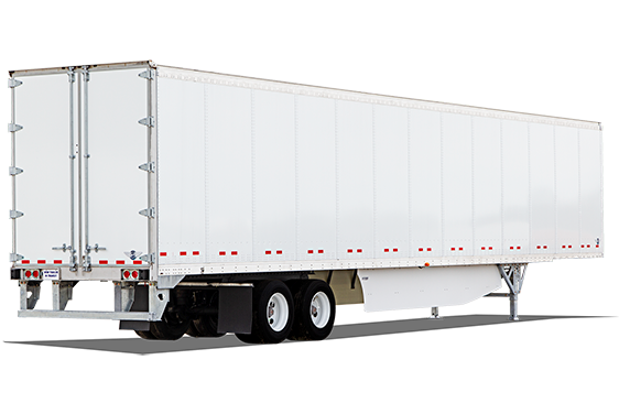 White large trailer, product shot