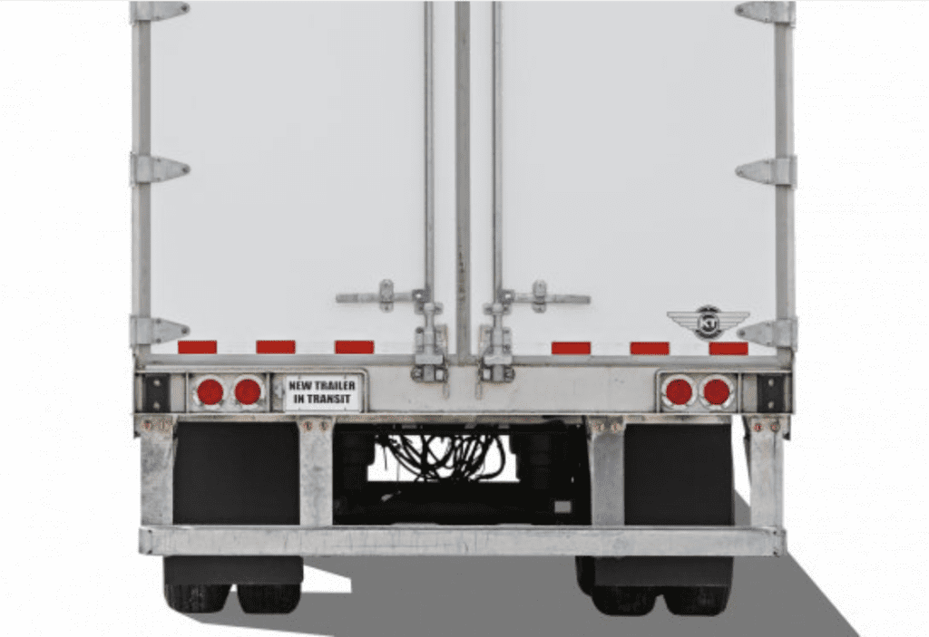 swing doors of trailer